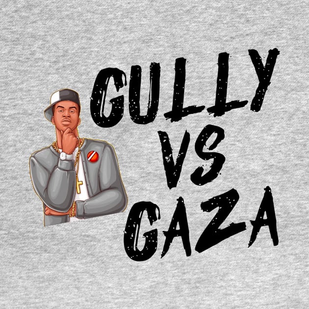 Gully vs Gaza - Rap Lovers Design, Music Fans by Seopdesigns